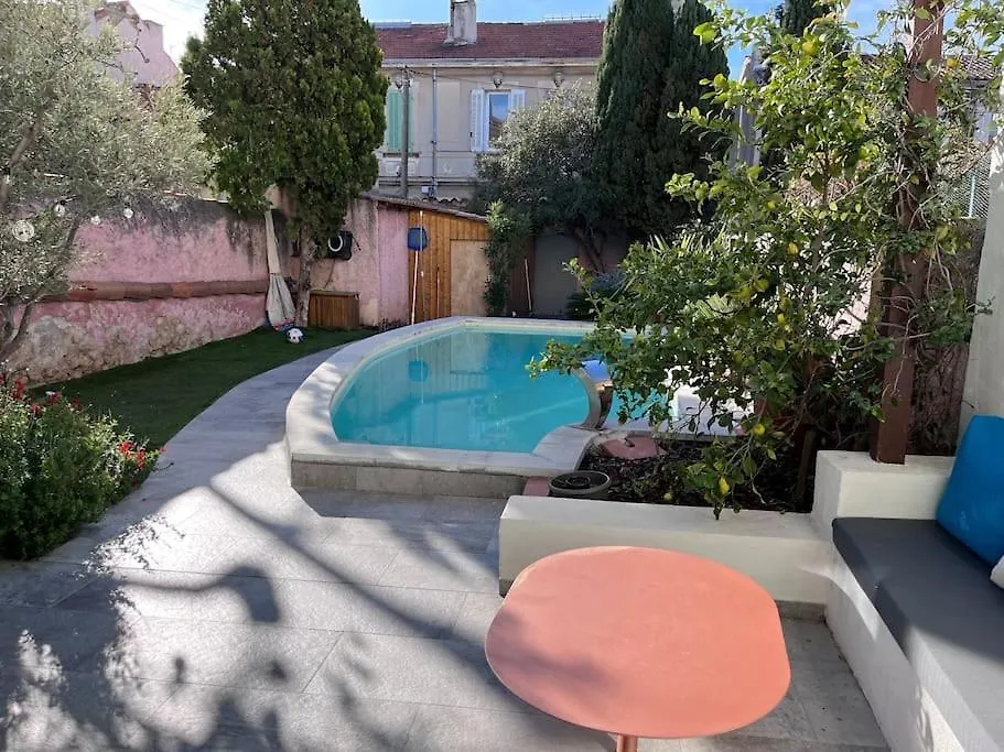 וילה מרסיי Maison Air Conditionne, Piscine, Quartier Calme Proche Des Plages