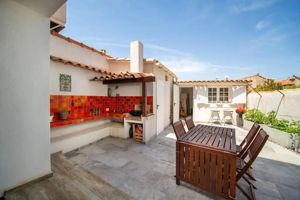 מרסיי Maison Air Conditionne, Piscine, Quartier Calme Proche Des Plages צרפת