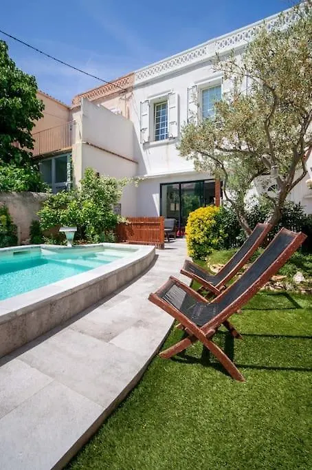 Maison Air Conditionne, Piscine, Quartier Calme Proche Des Plages Marseille