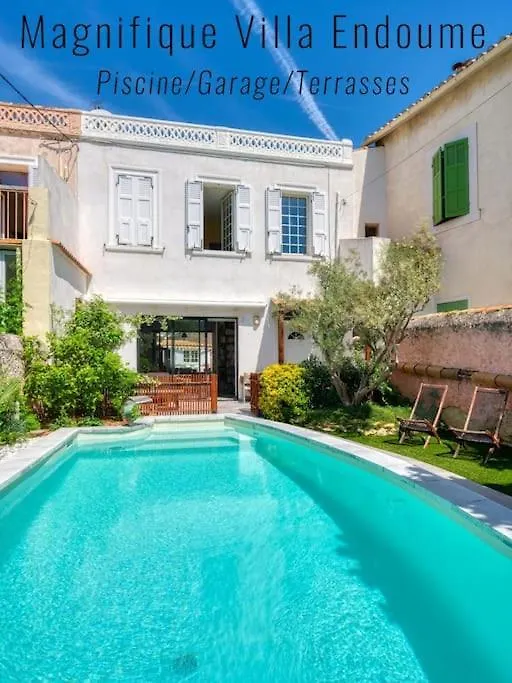 Villa Maison Air Conditionne, Piscine, Quartier Calme Proche Des Plages Marseille